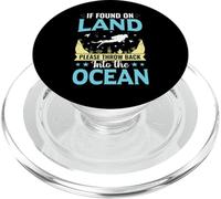 If Found On Land Please Throw Back Into The Ocean PopSockets PopGrip para MagSafe