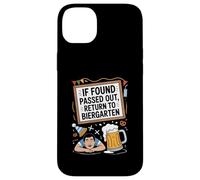 If Found Passed out Return To Biergarten Oktoberfest Beer Carcasa para iPhone 14 Plus