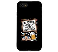 If Found Passed out Return To Biergarten Oktoberfest Beer Carcasa para iPhone SE (2020) / 7/8