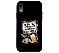 If Found Passed out Return To Biergarten Oktoberfest Beer Carcasa para iPhone XR