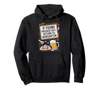 If Found Passed out Return To Biergarten Oktoberfest Beer Sudadera con Capucha