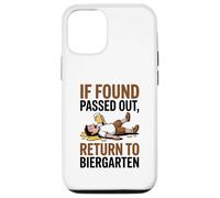 If Found Passed out Return to Biergarten Oktoberfest Drunk Carcasa para iPhone 12/12 Pro