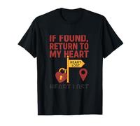 If Found Return To My Heart Funny Couples Novedad Camiseta
