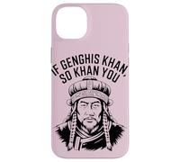 If Genghis Khan So Khan You Funny Pun Hilarante Motivacional Carcasa para iPhone 14 Plus