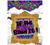 If He Said It (Vol. 1): A Nostalgic Retro Coloring Book Of God's Promises