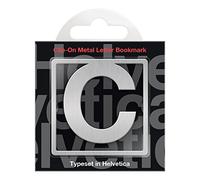 IF Helvetica - Marcapáginas de letra con clip - C