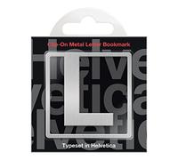 IF Helvetica - Marcapáginas de letra con clip - L