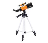 IF.HLMF Telescopio Refractor astronómico de Apertura de 70 mm, Buen Regalo para observar la Luna y el Paisaje, telescopio portátil de Viaje con Mochila, Soporte para teléfono Inteligente (Color: