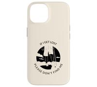 If I Get Lost Please Don't Find Me (Gráfico De Senderismo) Carcasa para iPhone 14