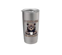 If I Throw A Stick Will You Go Away Vaso térmico de acero inoxidable de doble pared