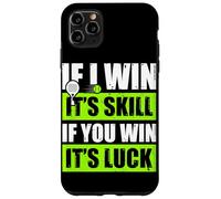 If i Win It's Skill Divertido Jugador de Padel Carcasa para iPhone 11 Pro MAX