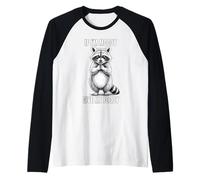 If I'm Moody Give Me Foody Camiseta Manga Raglan