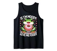 If I'm Moody Give Me Foody Funny Hangry Frog Camiseta sin Mangas