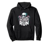 If I'm Quiet and Smiling You Might Want To Run - Sudadera con Capucha