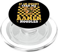 If In Doubt Feed Me Ramen Fideos Almuerzo Instantáneo Japonés PopSockets PopGrip para MagSafe