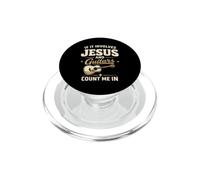 If It Involves Jesus and Guitars Guitarist Christian Music PopSockets PopGrip para MagSafe