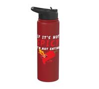 If It Is Not Spicy I Habanero Jalapeño Chipotle Thai Chili Stainless Steel Insulated Water Bottle