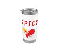 If It Is Not Spicy I Habanero Jalapeño Chipotle Thai Chili Vaso térmico de acero inoxidable de doble pared
