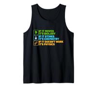 If It Moves It's Biology If It Stinks It's Chemistry Camiseta sin Mangas