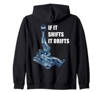 If It Shifts It Drifts: Funny Manual Shift Gearbox Car Humor Sudadera con Capucha