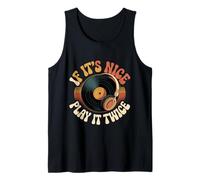 If It's Nice Play It Twice Vinyl Fan Collector Music - Camiseta sin Mangas
