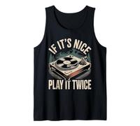 If It's Nice Play It Twice Vinyl Fan Collector Music - Camiseta sin Mangas