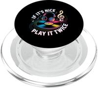 If It's Nice Play It Twice Vinyl Fan Collector Music PopSockets PopGrip para MagSafe