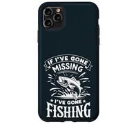 If I've Gone Missing I've Gone Fishing - Retro Funny Angler Carcasa para iPhone 11 Pro Max