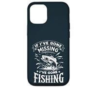 If I've Gone Missing I've Gone Fishing - Retro Funny Angler Carcasa para iPhone 12/12 Pro