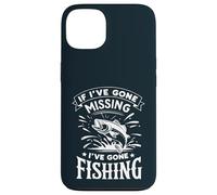 If I've Gone Missing I've Gone Fishing - Retro Funny Angler Carcasa para iPhone 13