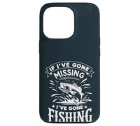 If I've Gone Missing I've Gone Fishing - Retro Funny Angler Carcasa para iPhone 13 Pro