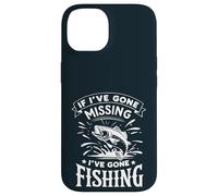 If I've Gone Missing I've Gone Fishing - Retro Funny Angler Carcasa para iPhone 14