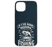 If I've Gone Missing I've Gone Fishing - Retro Funny Angler Carcasa para iPhone 15 Plus