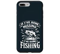 If I've Gone Missing I've Gone Fishing - Retro Funny Angler Carcasa para iPhone 7 Plus/8 Plus