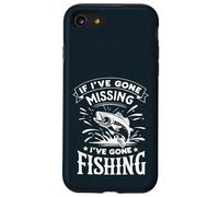 If I've Gone Missing I've Gone Fishing - Retro Funny Angler Carcasa para iPhone SE (2020) / 7 / 8