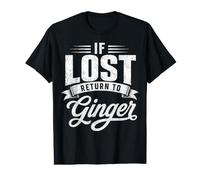 If Lost Regresa a Ginger Couples Funny Matching Camiseta gráfica económica