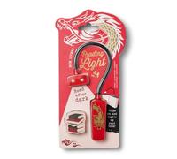 IF Luz de lectura para amantes de los libros, dragón guerrero