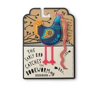 IF Marcapáginas de piel sintética para marcar tu página, para amantes de los libros y amantes de los pájaros, pollo