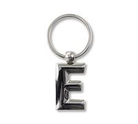 If Metal Letter Keyring Personalised Alphabet Letters - Silver -E Llavero 7 Centimeters Plateado (Silver)