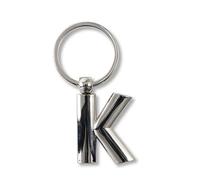 IF Metal Letter Keyring Personalised Alphabet Letters - Silver - K Llavero 7 Centimeters Plateado (Silver)
