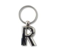 IF Metal Letter Keyring Personalised Alphabet Letters - Silver - R Llavero 7 Centimeters Plateado (Silver)