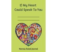 If My Heart Could Speak To You Narrow Ruled Journal: A Wellness Notebook for Quiet Moments and Meaningful Expression | 200 Pages | Blank