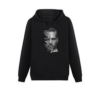 If One Day The Speed Kill Me Do Not Cry Paul Walker Quote Black Mens Hoodie XXL