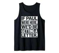If Paul were Here Bold Funny Christian Pastor Broma Camiseta sin Mangas
