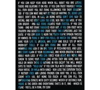 If Poem Cover College Ruled Composition Notebook: A Blank-lined Journal With Cover Full Text "If" Poem by Rudyard Kipling