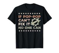 If Pop-Pop Can't Fix It Nadie Can Funny For Fathers Day Dad Camiseta