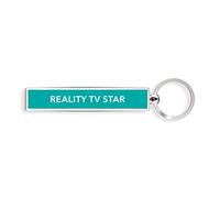 IF Show Offs Keys Metal Slogan Keyring Gift - Reality TV Star Llavero 8 Centimeters Azul (Sky Blue)