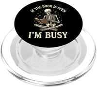 If The Book Is Open I'm Busy Biblioteca PopSockets PopGrip para MagSafe