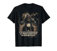 If The Devil Isn'T Bothering You... Men Christian Motorcycle Camiseta