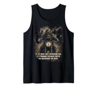 If The Devil Isn'T Bothering You... Men Christian Motorcycle Camiseta sin Mangas